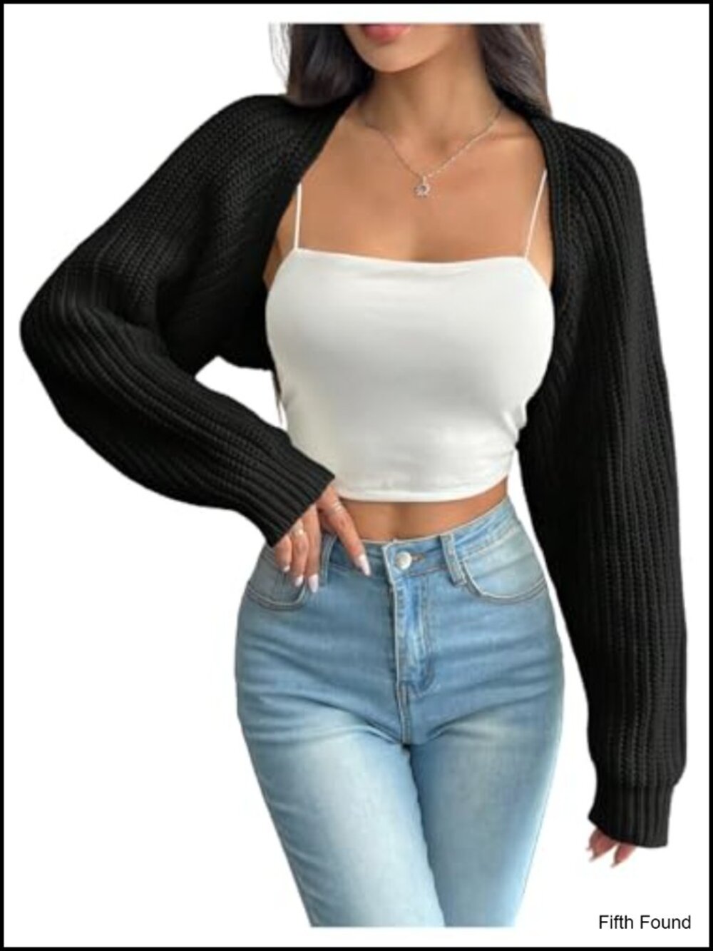 Oversized Bolero Cropped Cardigan Buttonless Shrug Sweater